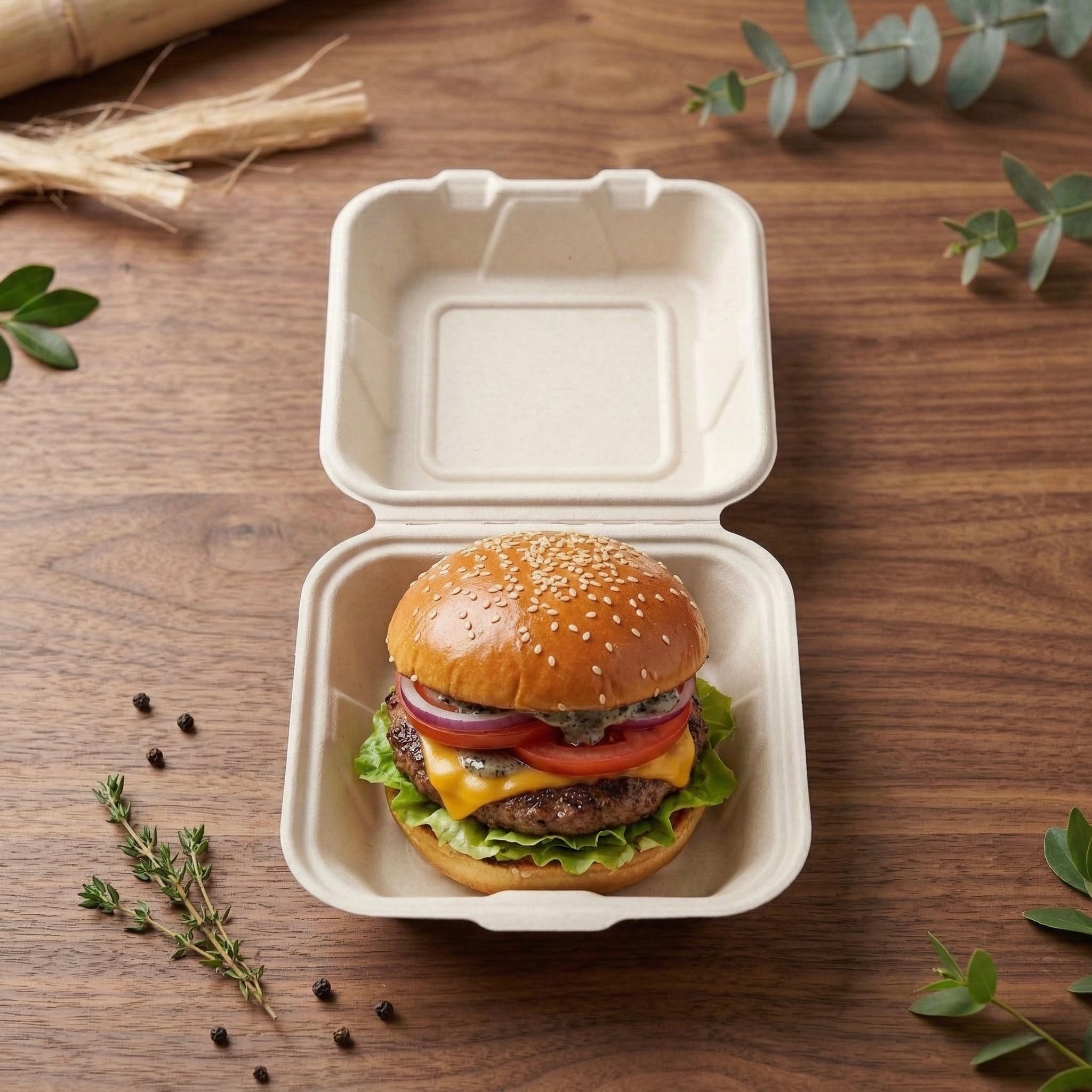 6 x 6 Clamshell view 2